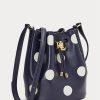 Refined Navy/Vanilla Women’s Ralph Lauren Polka-Dot Medium Andie Handbag