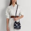 Refined Navy/Vanilla Women’s Ralph Lauren Polka-Dot Medium Andie Handbag
