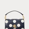Refined Navy/Vanilla Women’s Ralph Lauren Polka-Dot Small Tayler Crossbody Bags