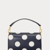 Refined Navy/Vanilla Women’s Ralph Lauren Polka-Dot Small Tayler Crossbody Bags
