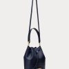 Refined Navy Women’s Ralph Lauren Leather Large Andie Handbag