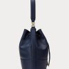 Refined Navy Women’s Ralph Lauren Leather Large Andie Handbag