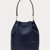 Refined Navy Women’s Ralph Lauren Leather Large Andie Handbag
