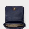 Refined Navy Women’s Ralph Lauren Quilted Nappa Leather Medium Shoulder Bags