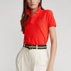 Rose Women’s Ralph Lauren Classic Fit Mesh Polo Shirts Rose Women’s Ralph Lauren Classic Fit Mesh Polo Shirts