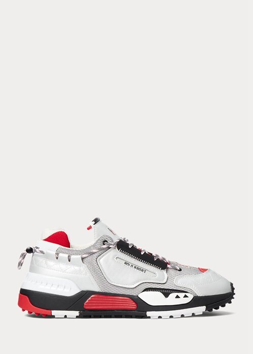 Silver / Red / Black Men’s Ralph Lauren PS200 Sneakers Silver / Red / Black Men’s Ralph Lauren PS200 Sneakers
