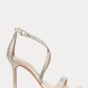 Silver Women’s Ralph Lauren Gabriele Satin & Crystal Sandals Silver Women’s Ralph Lauren Gabriele Satin & Crystal Sandals