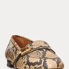 Snake Women’s Ralph Lauren Avah Welington Ayers Snakeskin Loafers