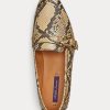 Snake Women’s Ralph Lauren Avah Welington Ayers Snakeskin Loafers