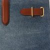 Sunset Indigo Wash/Lauren Women’s Ralph Lauren Leather-Trim Denim Large Devyn Tote Bags Sunset Indigo Wash/Lauren Women’s Ralph Lauren Leather-Trim Denim Large Devyn Tote Bags