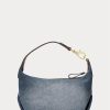 Sunset Indigo Wash/Lauren Women’s Ralph Lauren Washed Denim Small Kassie Shoulder Bags
