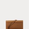 Tan Women’s Ralph Lauren Polo ID Leather Chain Wallets