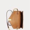 Tan Women’s Ralph Lauren Polo ID Leather Chain Wallets