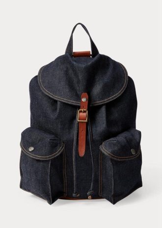 True Indigo Women’s Ralph Lauren Denim Rucksack Handbag