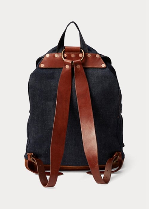 True Indigo Women’s Ralph Lauren Denim Rucksack Handbag True Indigo Women’s Ralph Lauren Denim Rucksack Handbag