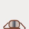 Vnl_lrn Tn/Lrn Tn/Vnl-frn Women’s Ralph Lauren Striped Medium Jordynn Crossbody Bags