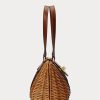 Walnut/Lauren Tan Women’s Ralph Lauren Rattan Medium Lilly Satchel Bags Walnut/Lauren Tan Women’s Ralph Lauren Rattan Medium Lilly Satchel Bags