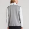 White / Grey Women’s Ralph Lauren Hybrid Quarter-Zip Sweatshirts