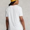 White Men’s Ralph Lauren Classic Fit Big Pony Jersey T Shirts