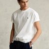 White Men’s Ralph Lauren Classic Fit Heavyweight Jersey  T Shirts