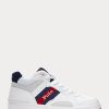 White Men’s Ralph Lauren Court Mid Pro Sneakers White Men’s Ralph Lauren Court Mid Pro Sneakers