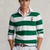 White Men’s Ralph Lauren Custom Slim Fit Bear Rugby Polo Shirts White Men’s Ralph Lauren Custom Slim Fit Bear Rugby Polo Shirts