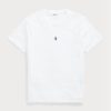 White Men’s Ralph Lauren Custom Slim Fit Crewneck  T Shirts