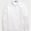 White Men’s Ralph Lauren Custom Slim Fit Pique Polo Shirts