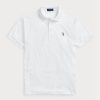 White Men’s Ralph Lauren Custom Slim Fit Soft Cotton Polo Shirts