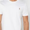 White Men’s Ralph Lauren Essential Crew Neck T Shirts