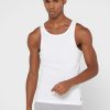 White Men’s Ralph Lauren Essential Crew Neck Vest