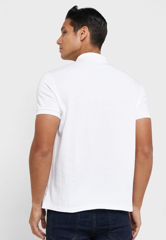White Men’s Ralph Lauren Essential Polo Shirts