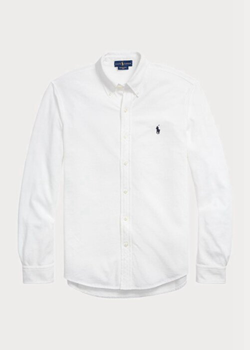 White Men’s Ralph Lauren Featherweight Mesh Shirts White Men’s Ralph Lauren Featherweight Mesh Shirts