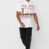 White Men’s Ralph Lauren Graphic Polo Shirts