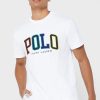 White Men’s Ralph Lauren Logo Crew Neck T Shirts White Men’s Ralph Lauren Logo Crew Neck T Shirts