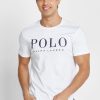 White Men’s Ralph Lauren Logo Crew Neck T Shirts White Men’s Ralph Lauren Logo Crew Neck T Shirts
