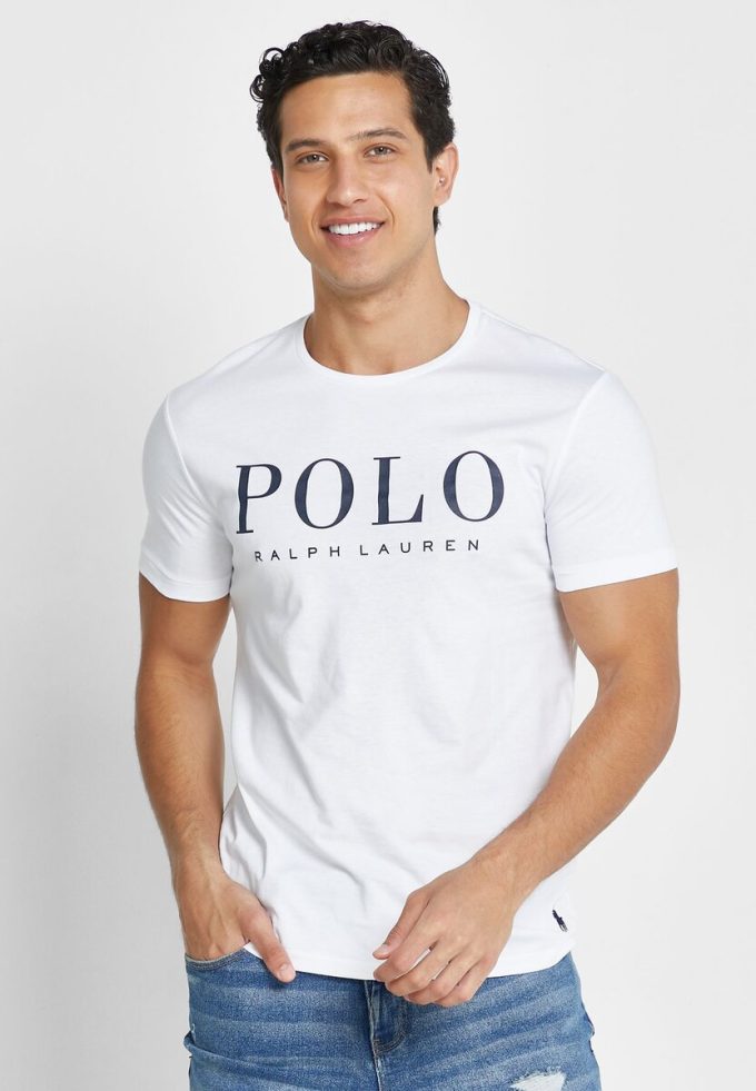 White Men’s Ralph Lauren Logo Crew Neck T Shirts White Men’s Ralph Lauren Logo Crew Neck T Shirts