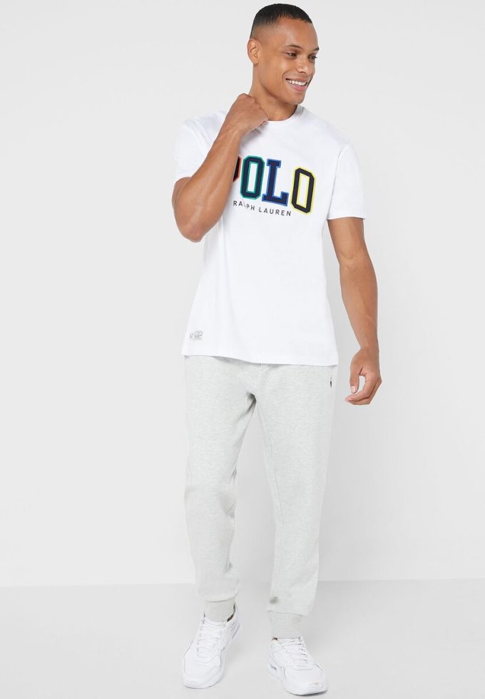 White Men’s Ralph Lauren Logo Crew Neck T Shirts White Men’s Ralph Lauren Logo Crew Neck T Shirts