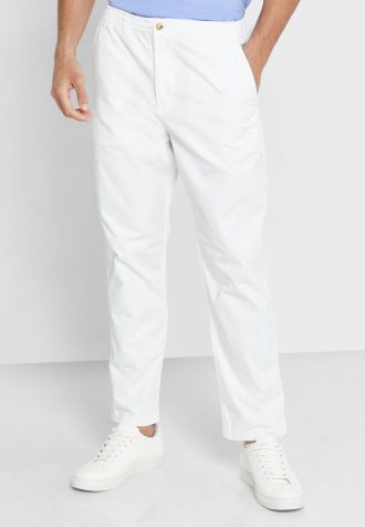 White Men’s Ralph Lauren Prepster Sweatpants