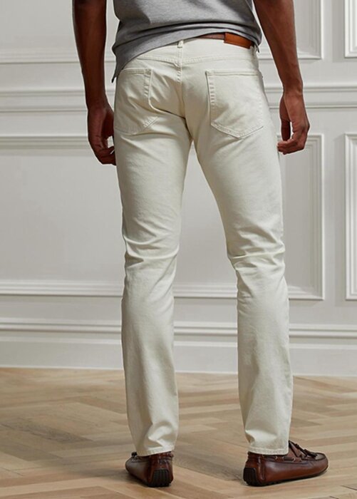 White Men’s Ralph Lauren Slim Fit Stretch Jeans White Men’s Ralph Lauren Slim Fit Stretch Jeans