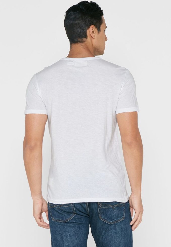 White Men’s Ralph Lauren Slogan Crew Neck T Shirts White Men’s Ralph Lauren Slogan Crew Neck T Shirts