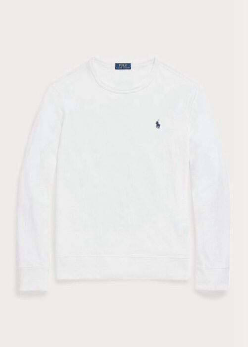White Men’s Ralph Lauren Spa Terry Sweatshirt White Men’s Ralph Lauren Spa Terry Sweatshirt