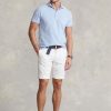 White Men’s Ralph Lauren Stretch Slim Fit Chino  Shorts