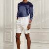White Men’s Ralph Lauren Tailored Stretch Chino  Shorts