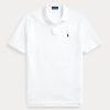 White Men’s Ralph Lauren The Iconic Mesh Polo Shirts