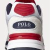 White Men’s Ralph Lauren Trackster 200 Sneakers
