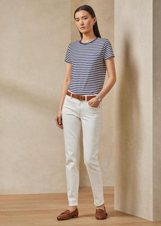 White Women’s Ralph Lauren 400 Matchstick Jeans