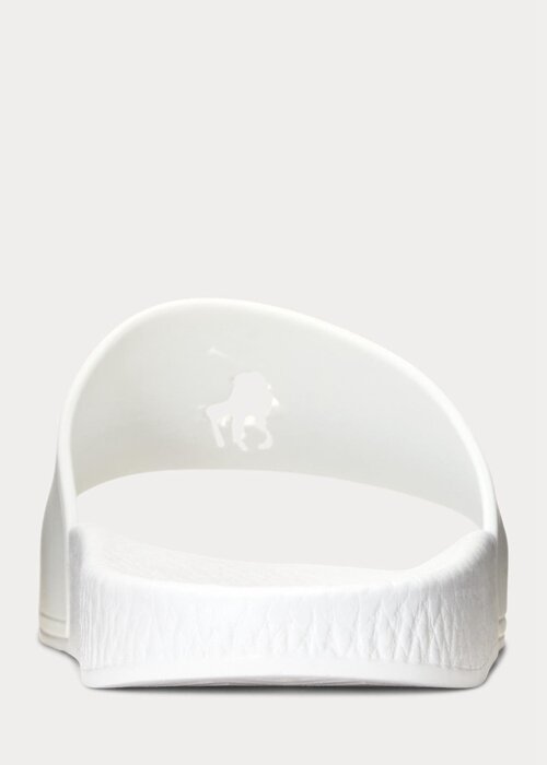 White Women’s Ralph Lauren Big Pony Sandals White Women’s Ralph Lauren Big Pony Sandals