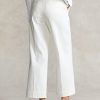 White Women’s Ralph Lauren Chino Wide-Leg Pants