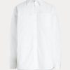 White Women’s Ralph Lauren Cotton Broadcloth Shirts White Women’s Ralph Lauren Cotton Broadcloth Shirts